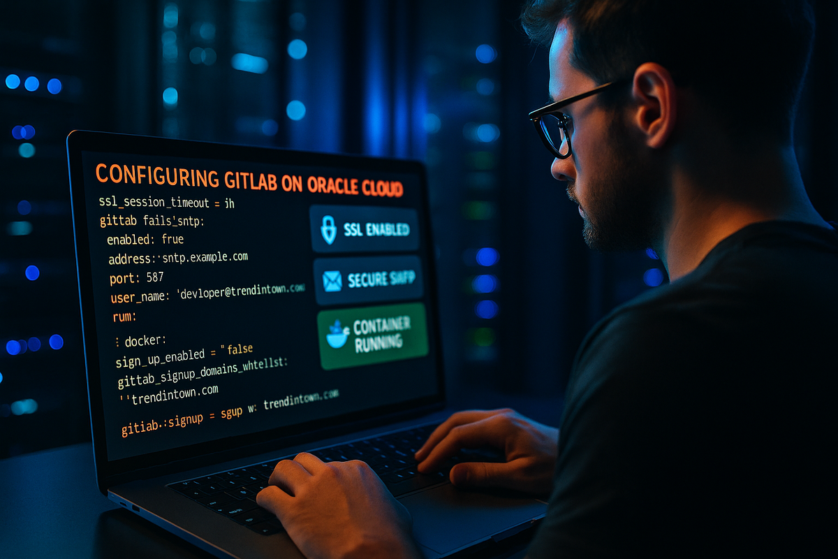 🚀 Deployment Journey: Self-Hosted GitLab on Oracle Cloud with Advanced Email Whitelisting 🚀