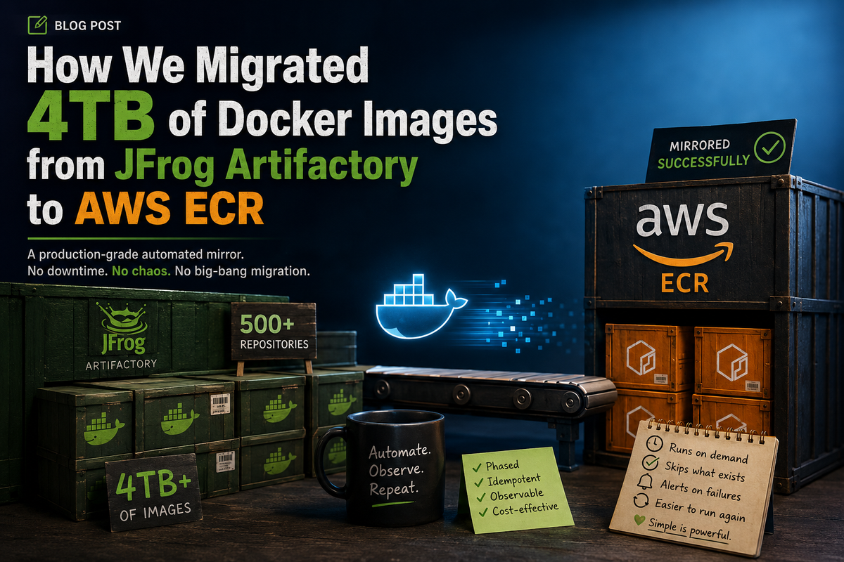 How I Migrated 4TB of Docker Images from JFrog Artifactory to AWS ECR