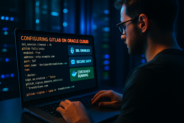 🚀 Deployment Journey: Self-Hosted GitLab on Oracle Cloud with Advanced Email Whitelisting 🚀